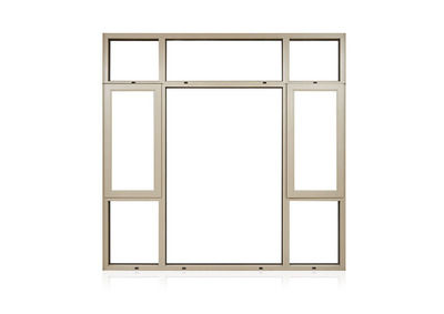 95断桥铝平开窗